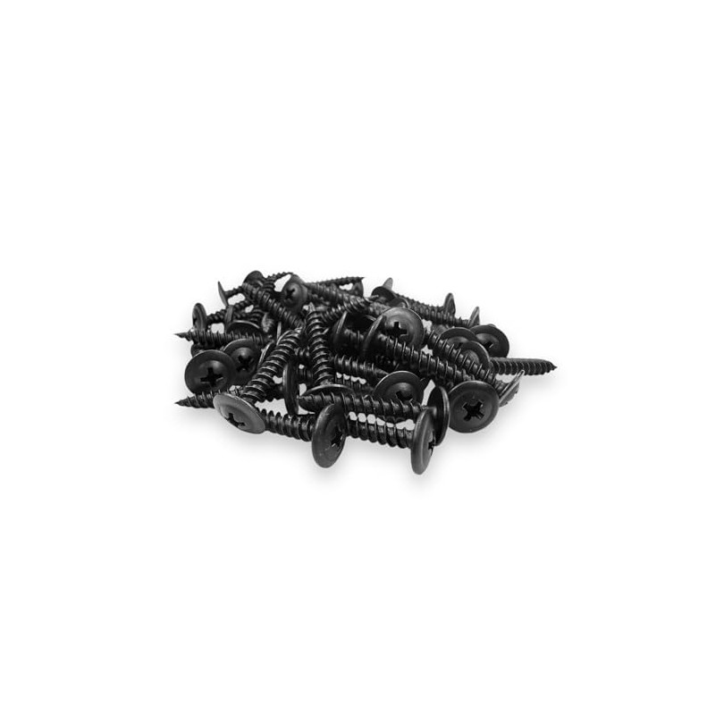 BCP Fasteners 500 Qty #8 x 1 Black Phillips Modified