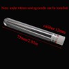 PZRT 4pcs Sewing Needles Container Transparent Plastic Needle Storage Container