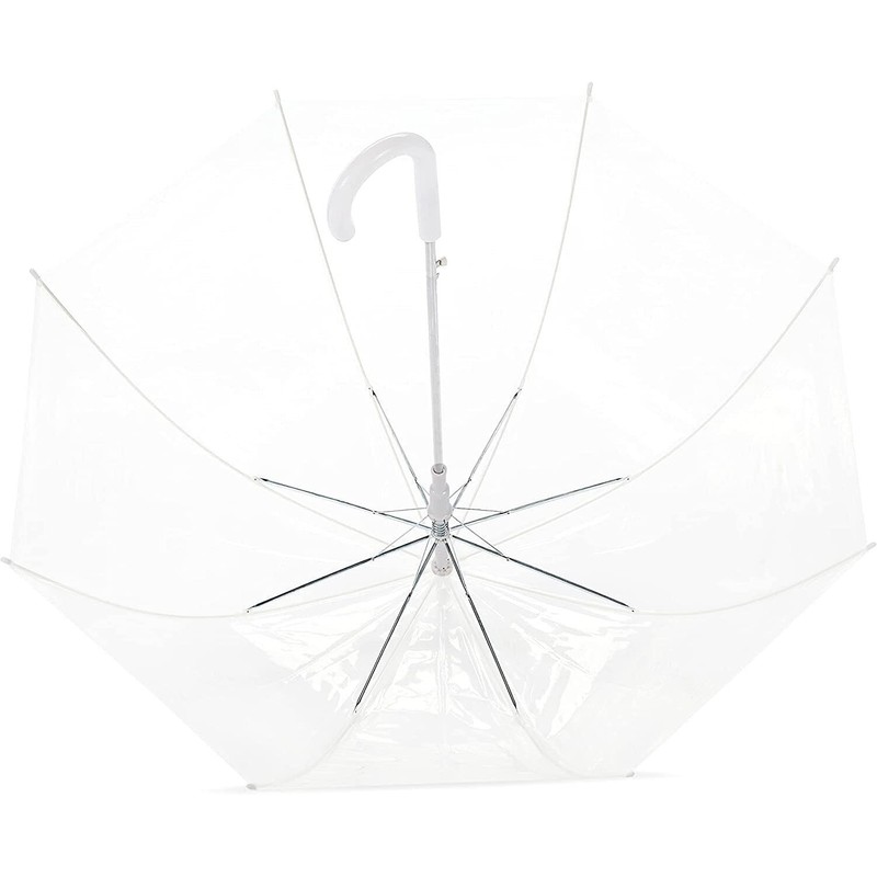 Home Supplies Direct Clear Dome Canopy Bubble Umbrella Stick See