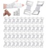 Bandage Stopper Wrap Clips, Elastic Bandage Clips, Set of 60,