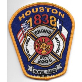 Houston Station 83  "Royal Oaks", Texas  (3.25" x 4" size) fire patch