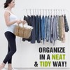 Spring Fever Open Ended Non Slip Sponge Padded Pants Hangers