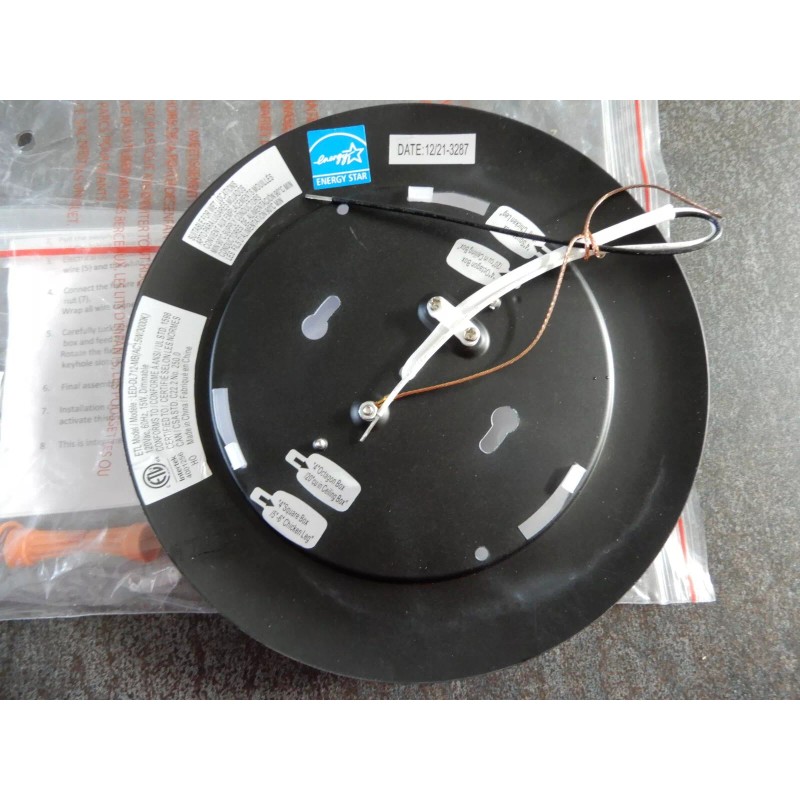 INTERTEK Lighting LED-DL712-MB (AC15W/3000K) Wet/Dry