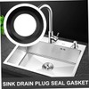 WHAMVOX 5Pcs Sink Drain Strainer Washer Rubber Seal Gaskets for