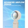 WIXBOSHU Portable Handheld Turbo Fan Foldable Personal Fans, 5 Gear