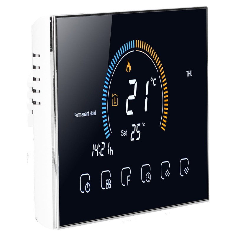 Intelligent Thermostat with LCD Touch Screen Temperature Controller for Home