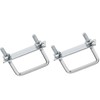 TOP-VIGOR 2 sets M8 Square U-Bolts, 82mm Inner Width 75mm