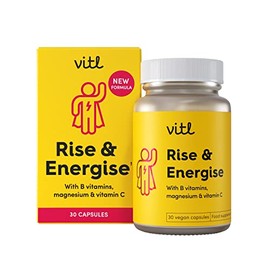Vitl Vitamin B Complex with Vitamin C, Magnesium & Folate (1 Month Supply)