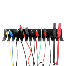 BTSKY Wall Mount Cable Hanger with 13 Cable Slots, Mountable Cable Holder Cord Organizer Rack Test Lead Hanger, Slots Width from 6 to 9mm for Cord Management