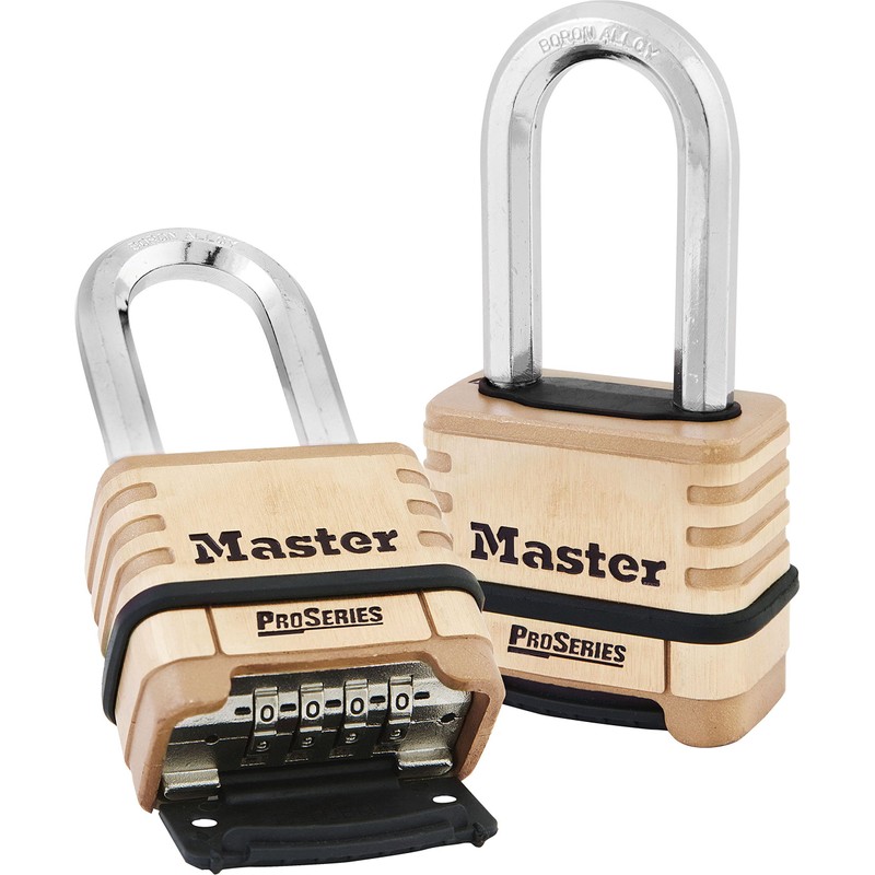 Master Lock 470-1175DLH Proseries Resettable Combination Locks, Carded, 3/8" Diameter,