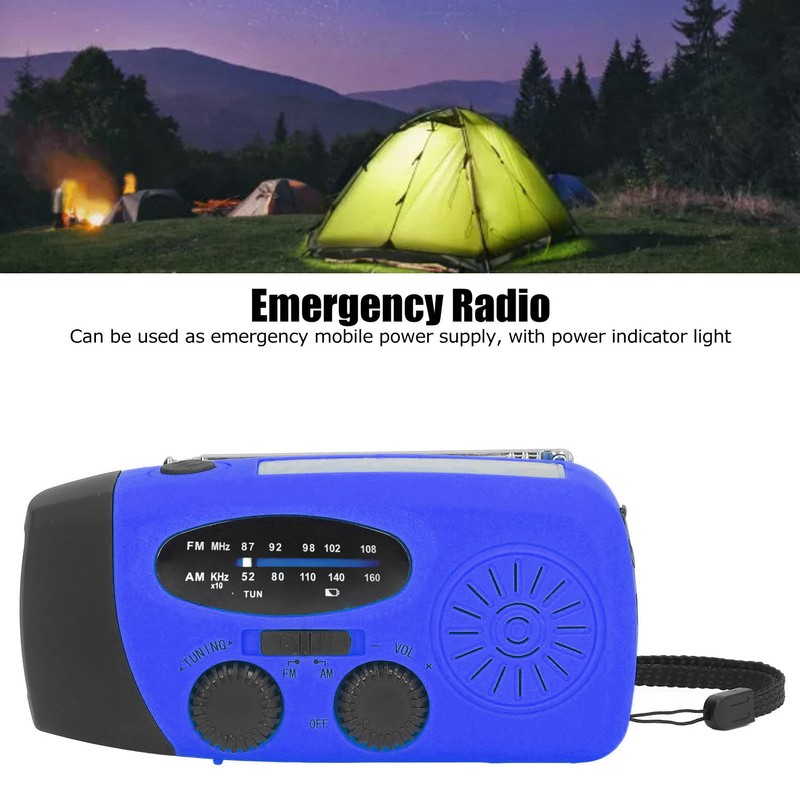 Hand Crank Solar Radio Multifunctional Emergency Radio LED Radio with