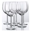 Ikea 123 SVALKA White Wine, Clear Glass, H:7" (X6), 6