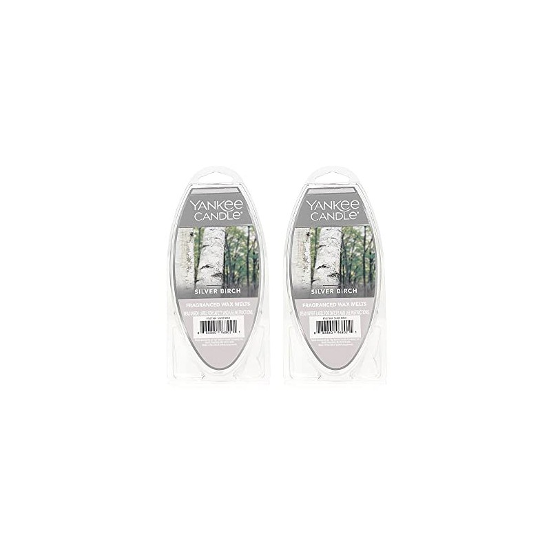 Yankee Candle Set of 2 Silver Birch Fragranced Wax Melts