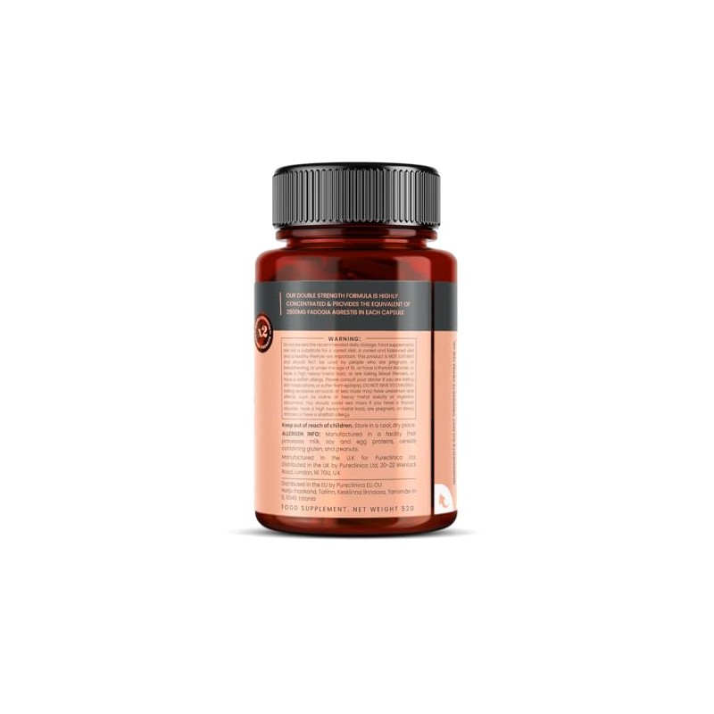Double Strength Premium Fadogia Agrestis - 2500mg x 180 Capsules