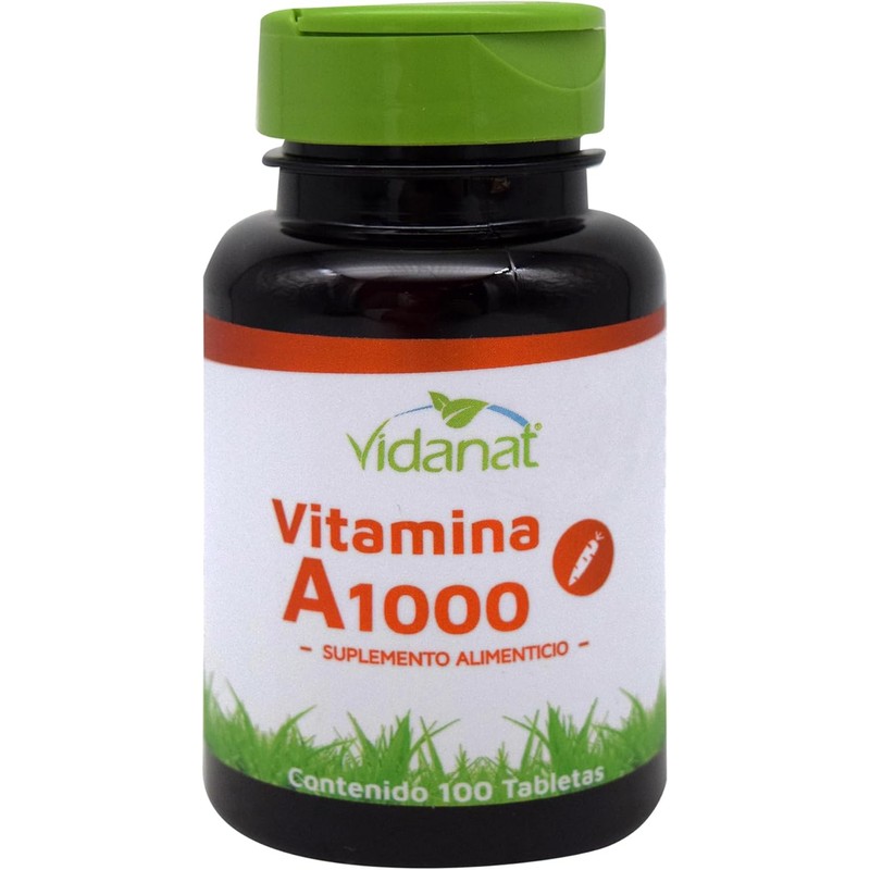 Vidanat Vitamina A 1000 UI – 100 Tabletas | Apoyo