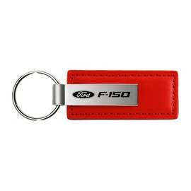 Au-Tomotive Gold, INC. Ford F-150 Red Leather Car Key Chain