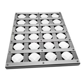 OTAMECE 510-1024 Briquette Tray for Alfresco Grill Parts,13 3/4 Inch Radiant Tray Assembly for Alfresco Artisan ARTP36, AAEP26, AAEP36 with Ceramic Rods