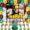 Academia of My Hero Birthday Party Backdrop, Decoration, Banner, Photo