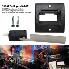 JRSHOME 33082 Sail Switch with Upgraded Bracket Kit for Select Atwood RV Furnace