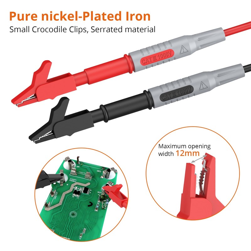 Proster Multimeter Leads Kit - 9 in 1 Test Leads