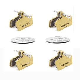MEXITAL 4 Pairs of Bicycle Disc Brake Pads for Avid Code Code R (4011-4014) SRAM Guide RE Code Saddle Code RSC 4018 S12-4