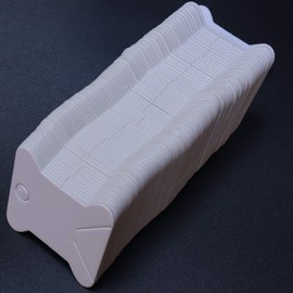 Embroidery Floss Bobbins-Paper Cross Stitch Embroidery Thread Organizer Cardboard -Floss Bobbins- DIY Crafts Floss Bobbins -165 Thread Bobbin Cards (White)