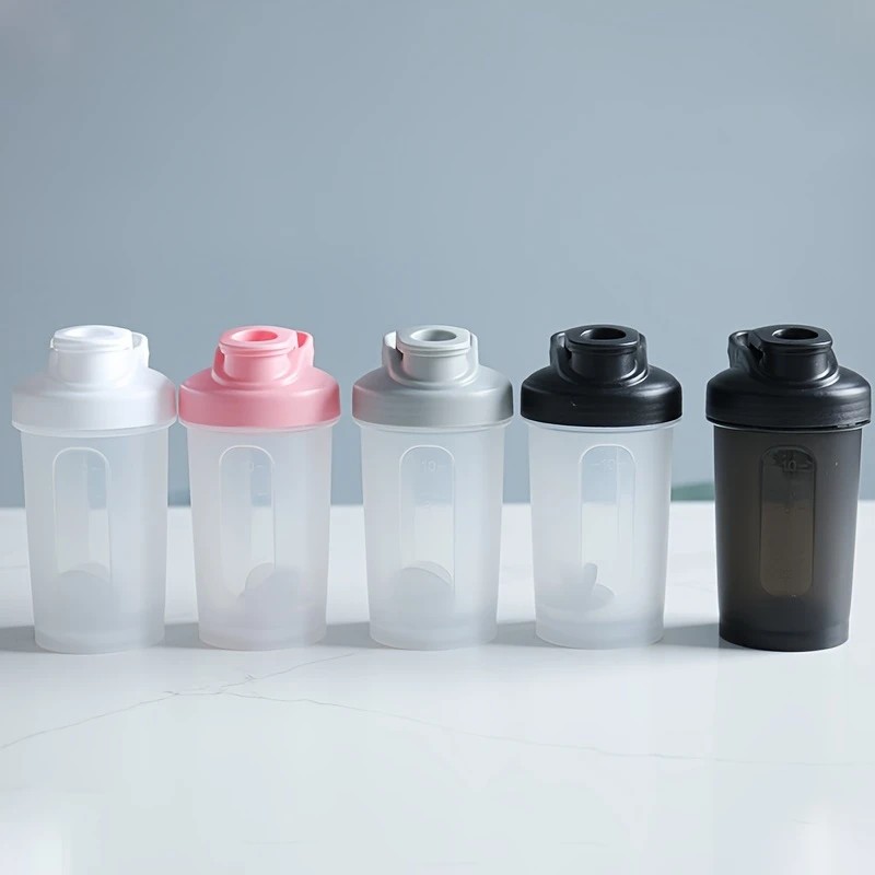 1pc Protein Shake Cup, 10.14oz Portable Flip Top Water Bottle