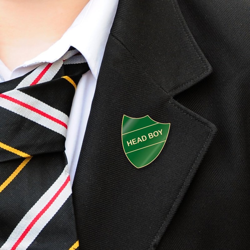 Head Boy Shield Badge (GREEN)