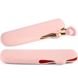 Silicone Makeup Bag – Waterproof, Soft, Reusable Toiletry Organizer – GonzRise (PINK)