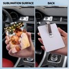 4Pack Sublimation Photo Car Visor Clips (Square)