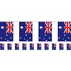 Australian Flags Plastic 14 Feet Bunting - 15 Flags