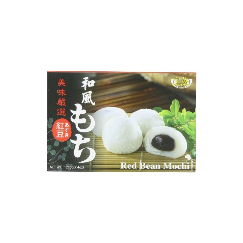 Royal Family Japanese Mochi Red Bean, 7.4-Ounce (Pack of 8)