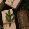 sourcing map Natural Jute Twine String 328ft x 3mm Long