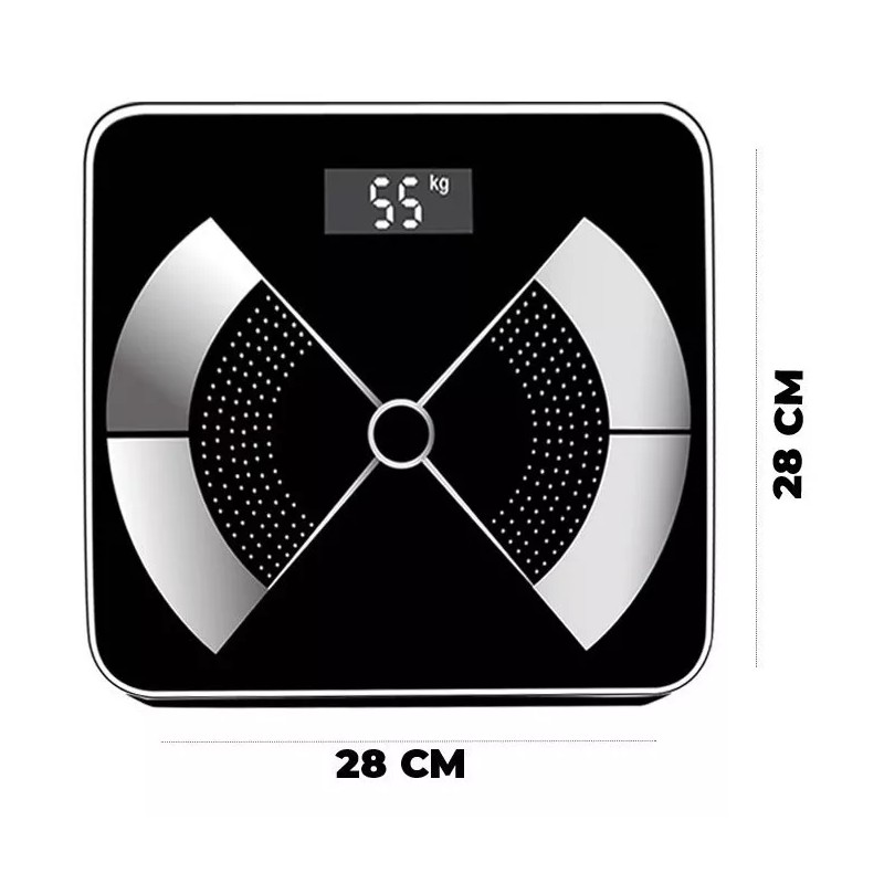 EGTMA Bascula Digital Para Peso Corporal Pilas Hasta 180kg