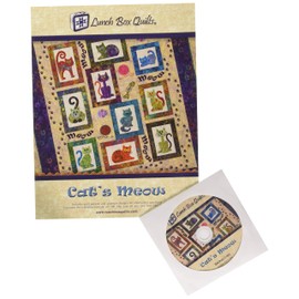 Lunch Box Quilts Cat's Meow Pattern, Brown