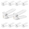 PureSprout Shoe Slot Organizer,Adjustable Shoe Stacker for a Pair of