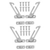 UKCOCO 2sets Window Security Lock Opening Angle Safety Restrictor for