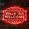 ADVPRO Walk-Ins Welcome OPEN Barber Nail Hair RGB Dynamic Glam