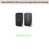 CUIBUKUG for Lexus Key fob Cover Genuine Leather with Keychain,Compatible