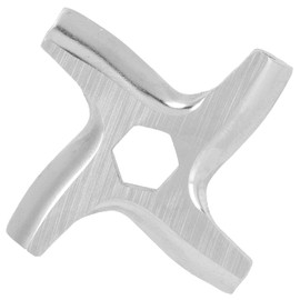 Meat Grinder Blade Replacement Parts Cross-Shaped Food Grinding Cutting Plate A-15 Hexagonal Hole Electric Meat Grinder Accessory