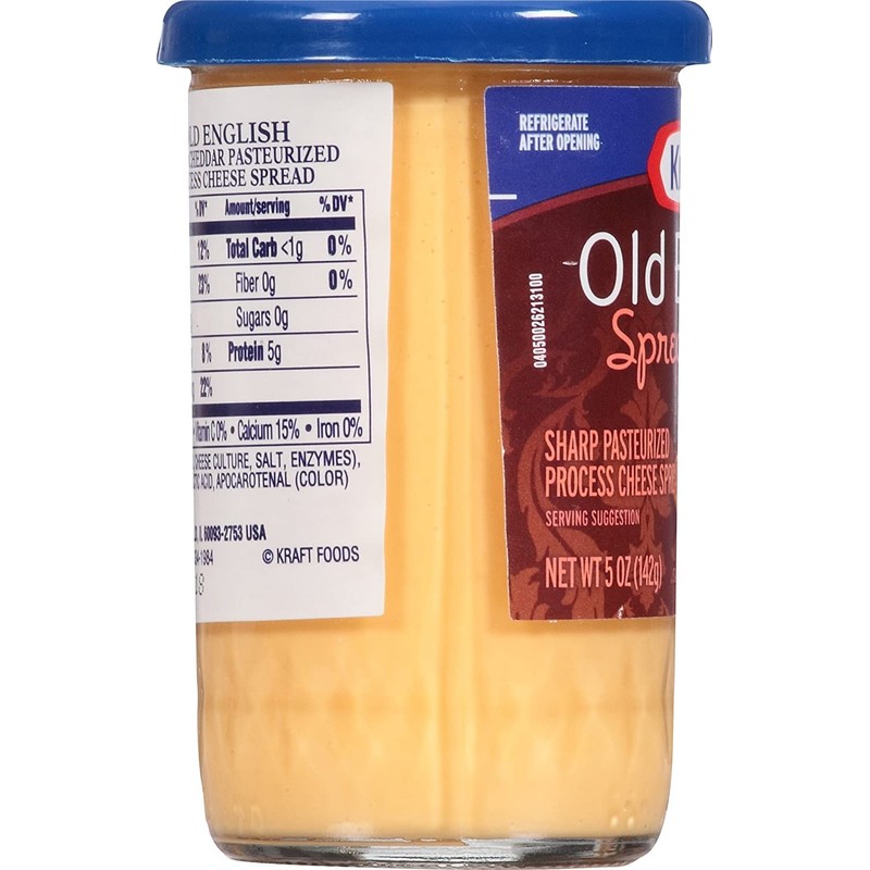 Old English, Sharp Cheddar Cheese Spread, 5 oz (3 Jar)