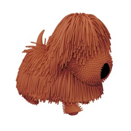 Jiggly Pets Brown Puppy Interactive Electronic Puppy toy with sounds music and movement Animal Toys Interactive pets Walking toy puppy