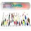 elbfang 20 Piece Float Set | Glow Stick Floats Locking
