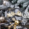 RUSPEPA Christmas Wrapping Paper Roll - Mini Roll - Black