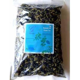 GOOD ACTIVE Dried Blue Butterfly Pea Flower Clitoria ternatea Herbs Herbal Healthy Tea Drink Recipes Food Coloring Antioxidants Aging Wrinkles 2lbs, wholesales Bulk Buy