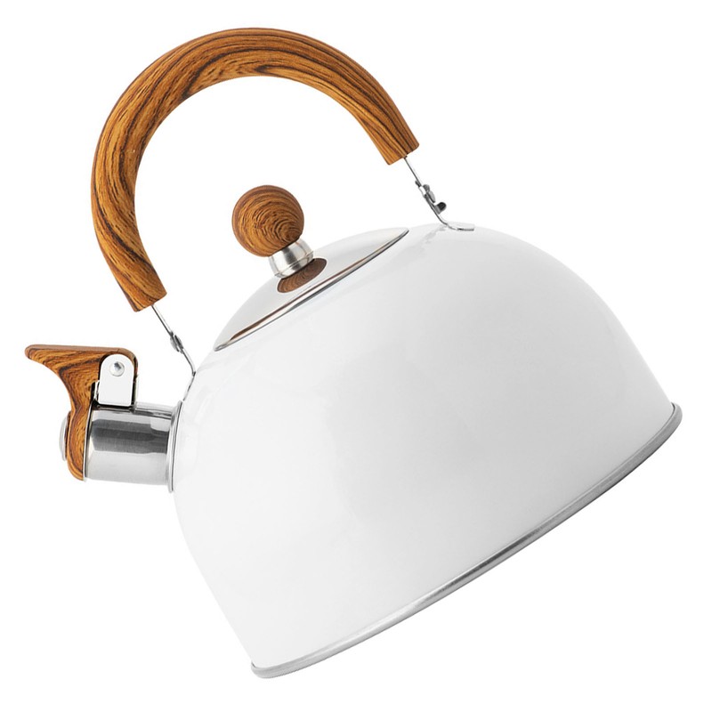 Whistle Kettle Stovetop Stainless Steel Foldable Handle Kitchen Supplies 2.5L