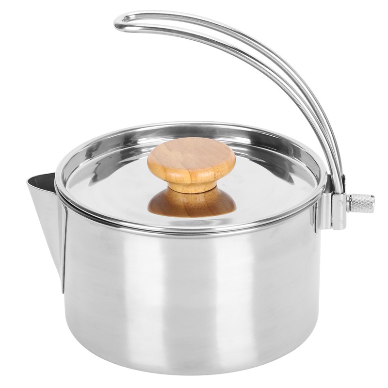 Stainless Steel Kettle Portable Folding Coffee Tea Pot for Outdoor