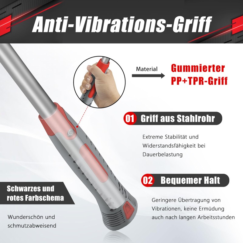 600g Steel Pipe Handle R-Type Brick Hammer