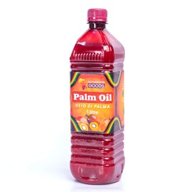 MOTHERLAND GOODS Red Palm Oil – 1 Liter of Regular Red Premium Vegetable Oil – Ultimate Organic Oil for Cooking – Sustainable Palm Oil Packed with Healthy Fatty Acids, Vitamins, and Rich Taste