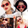 Laurinny Sunglasses Oval Clout Goggles for Women Men Trendy Cute